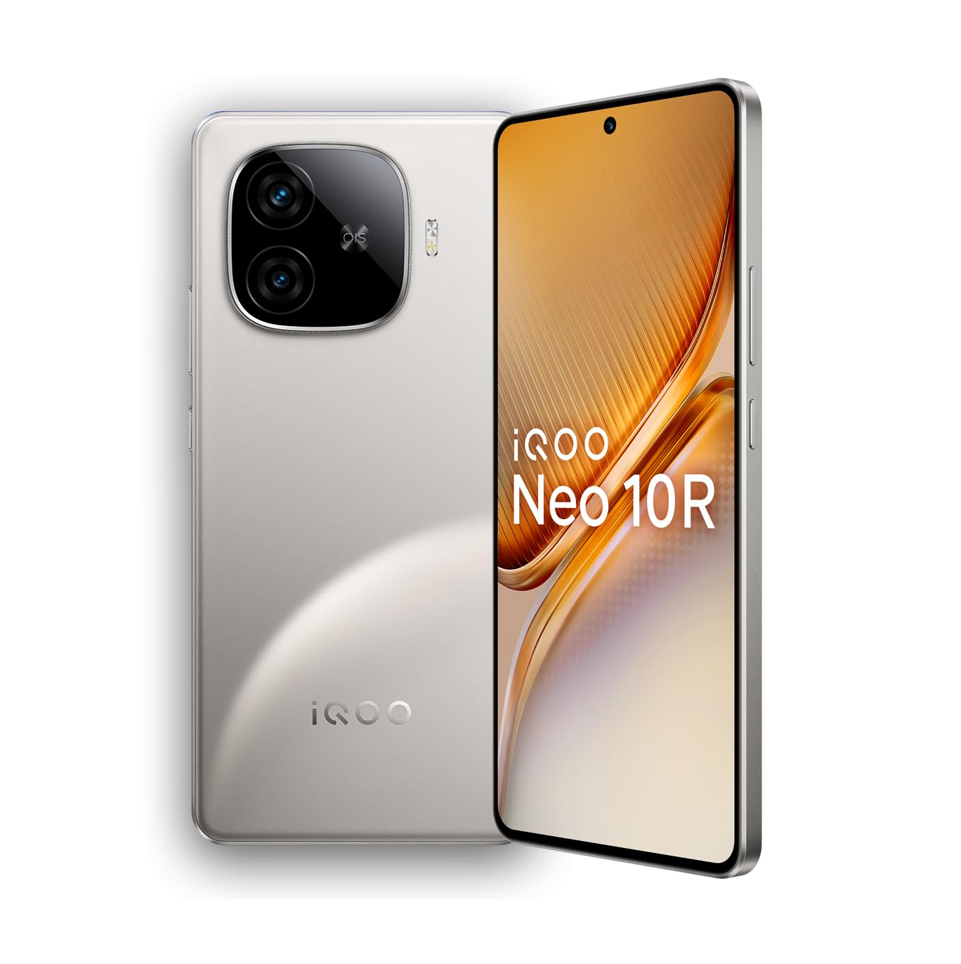 iQOO Neo 10R 5G (Moonknight Titanium, 8GB RAM, 128GB Storage)