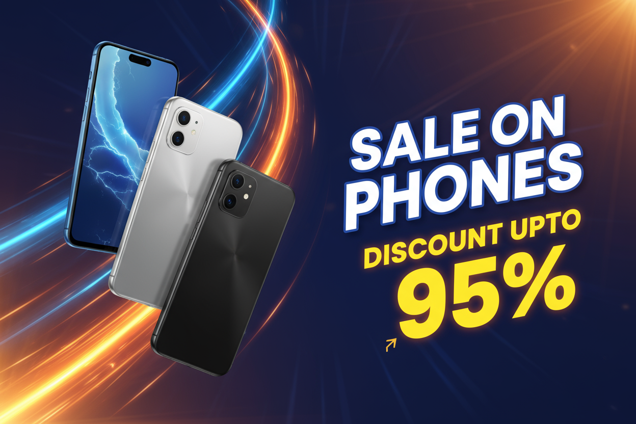 Great, Don't Mention Price Only Mention Discount Upto 95%